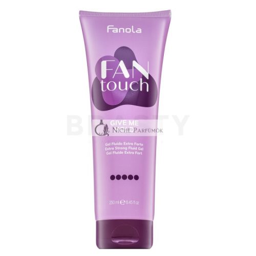 Fanola Fan Touch Give Me Hold Extra Strong Fluid Gel Hair Gel for Extra Strong Hold 250 ml