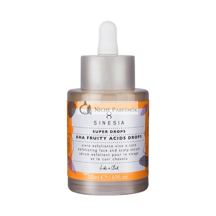 Sinesia Super Drops AHA Fruity Acid Drops Exfoliating and Brightening Face and Scalp Serum 1.7oz