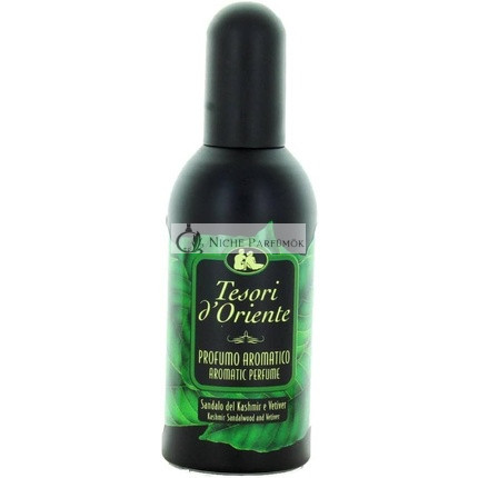 Tesori d'Oriente Body Spray Parfum with Kashmir Sandalwood and Vetiver 100ml EDT Eau de Toilette
