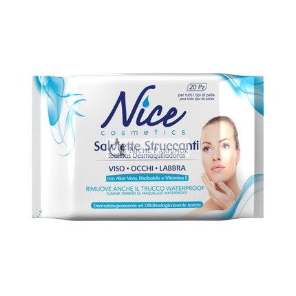 Nice Makeup Remover Wipes 20 Pieces