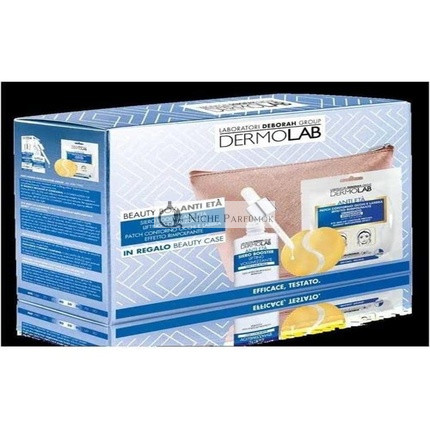 Dermolab Beauty Case Anti-Aging Serum Eye Patch Gift Kit