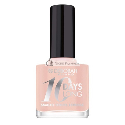 Deborah 10 Days Long Nail Polish No. 882 Nude Rose - Long Lasting and UV Lamp Free