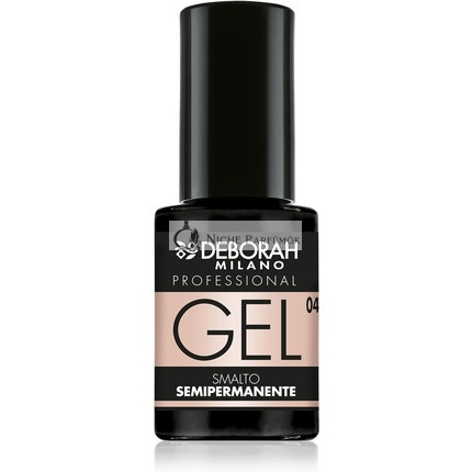 Deborah Milano Professional Semi-Permanent Nail Polish 04 Nude Rose Plumping Effect Long Lasting 4.5ml