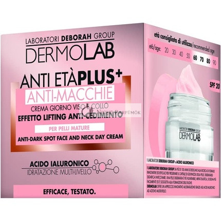 Dermolab Anti-Aging Plus Anti-Spot Cream for Face and Neck with Hyaluronic Acid 50ml