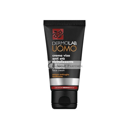 Dermolab Uomo Revitalizing Anti-Aging Face Cream with Aloe Vera and Hyaluronic Acid 50ml