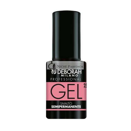 Deborah Milano Professional Nail Polish 25 Peony Plumping Effect Long Lasting Intense and Shiny Nails 4.5ml