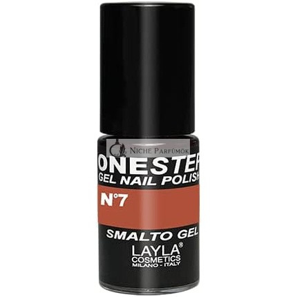 Layla Cosmetics One Step Gel Nail Polish Red Stone Number 7