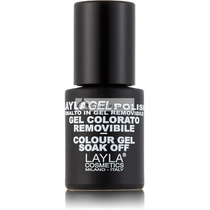 Layla Cosmetics Laylagel Nail Polish Colour Blue Top Coat 10ml