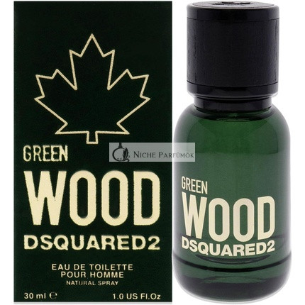 Dsquared2 Green Wood Eau De Toilette Spray For Men 30ml
