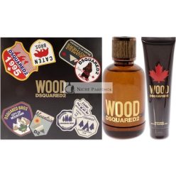   Wood by Dsquared2 for Men 2 Pc Gift Set 3.4oz EDT Spray 5.0oz Bath and Shower Gel