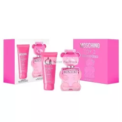   MOSCHINO Toy 2 Bubble Gum Travel Set For Women EDT 3.4 Fl Oz + Perfumed Body Lotion 3.4 Fl Oz