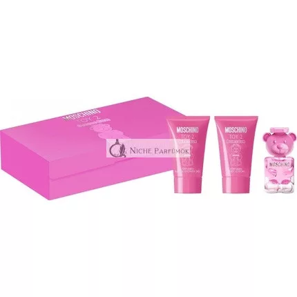 Moschino Toy 2 Bubble Gum Gift Set 5ml EDT 25ml Body Lotion 25ml Shower Gel