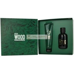   Dsquared2 Green Wood Szett 100 ml Eau de Toilette & 150 ml Tusfürdő