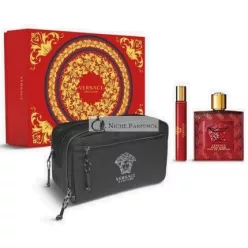   Versace Eros Flame Eau de Parfum 100ml with Travel Spray 10ml