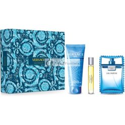   Versace Man Eau Fraiche Gift Set 100ml EDT 10ml EDT 150ml Shower Gel