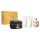 Versace Eros Eau De Parfum Szett - 100 ml Spray, 100 ml Testápoló, 100 ml Tusfürdő, Kozmetikai Táska