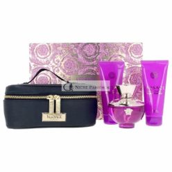   Versace Pour Femme Dylan Purple Eau De Parfum Spray 100ml Set 4 Pieces