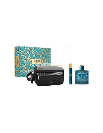 Versace Eros Eau De Toilette Spray Karácsonyi Szett 3 Darab