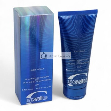 Roberto Cavalli Just Cavalli Just Foam Shampoo and Shower Gel 200ml