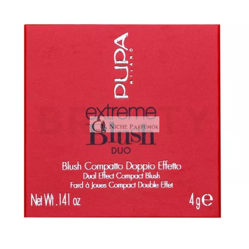 Pupa Extreme Blush DUO 130 Matt Salmon - Radiant Peach Blush 4 g