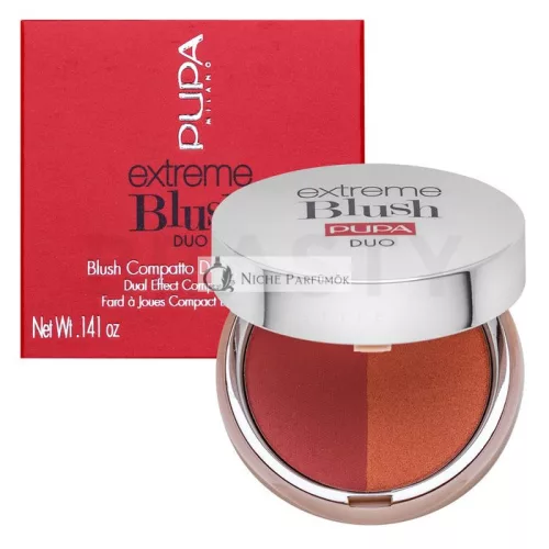 Pupa Extreme Blush DUO 130 Matt Salmon - Radiant Peach Blush 4 g