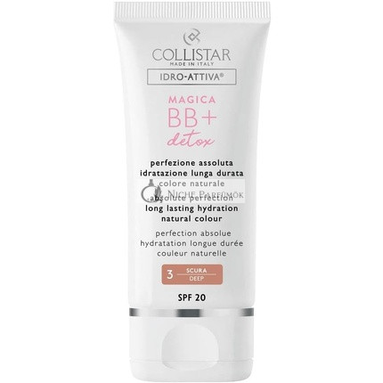 Collistar Idro-Attiva Magica BB+ Detox Dark Light Cream with BB Effect 50ml