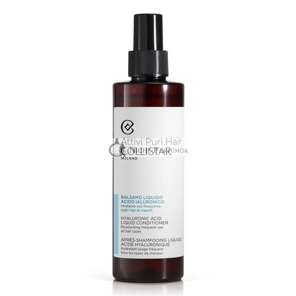 Collistar Active Puri Hair Liquid Conditioner Hyaluronic Acid Moisturizing for Frequent Use All Hair Types 200ml