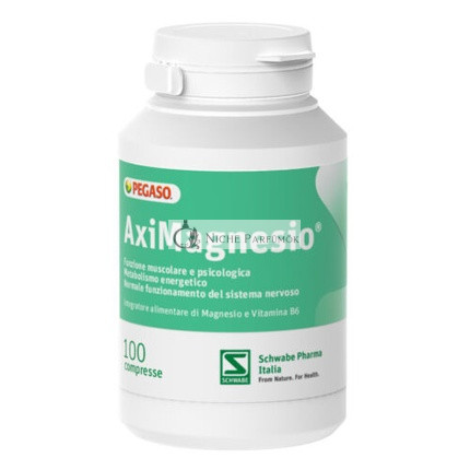 Pegaso AxiMagnesio Dietary Supplement 100 Tablets