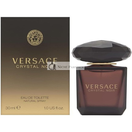 Versace Crystal Noir Eau De Toilette Spray 1 oz 30 ml - Women