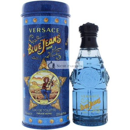 Versace Blue Jeans Eau De Toilette for Men 75ml