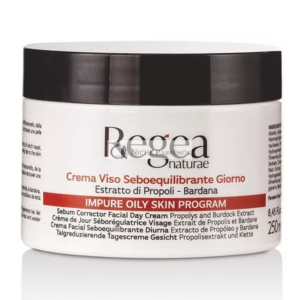 Talgreduzierende Tagescreme Gesicht mit Propolisextrakt und Klette Impure Oily Skin Program