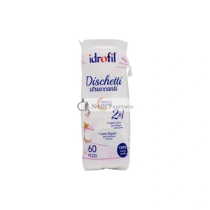 Idrofil Srl Idrofil 2 In 1 Makeup Remover Pads - 60 Pieces