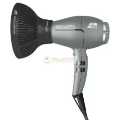   Parlux Digitalyon Pack with MagicSense Diffuser Professional Digital Hair Dryer with Negative Ions Made in Italy Glitter Gray