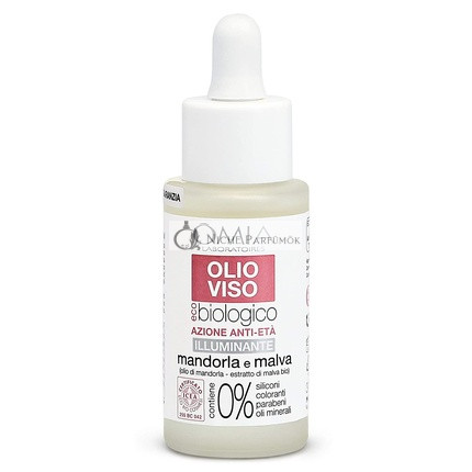 Omia Eco Bio Face Oil Anti-Aging and Brightening with Almond and Mallow for Normal, Dry, and Sensitive Skin 30ml