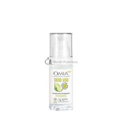 Omia Mattifying Face Serum with Essential Bergamot Oil from Calabria 30ml