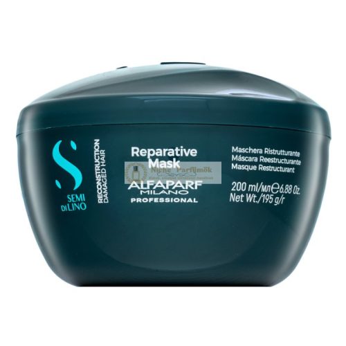 Alfaparf Milano Semi Di Lino Reconstruction Reparative Mask for Dry and Damaged Hair 200 ml