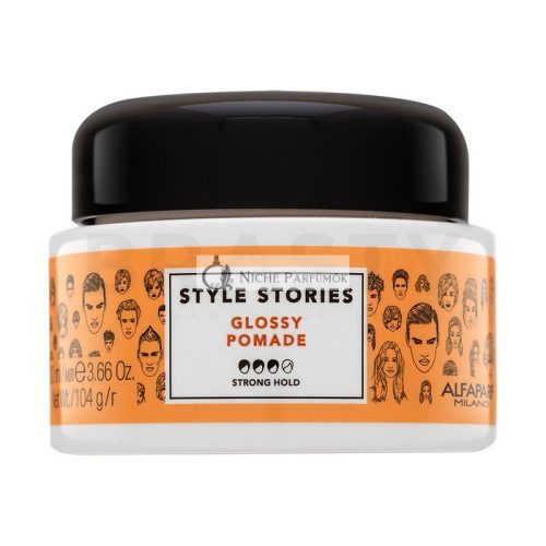 Alfaparf Milano Style Stories Glossy Pomade strong hold hair pomade 100 ml