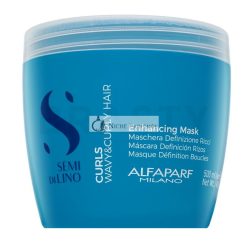   Alfaparf Milano Semi Di Lino Curls Enhancing Mask Nourishing Mask for Shine of Wavy and Curly Hair 500 ml