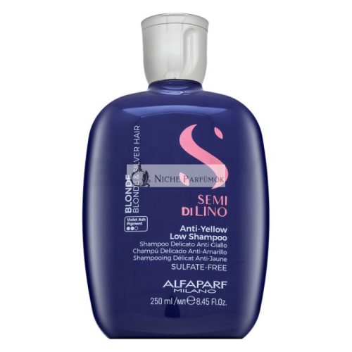 Alfaparf Milano Semi Di Lino Blonde Intense Anti-Yellow Low Shampoo for Blonde Hair 250 ml