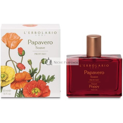 The Poppy Erbolario Soave Sweet Poppy Perfume for Women 50ml