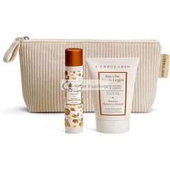   L'Erbulario Bacche Fleurs Legni Beauty Pouch with Orange Flowers Limited Edition Perfume 15ml and Body Cream 75ml