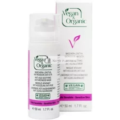   Vegan & Organic Soothing Mask for Sensitive Skin Anti-Redness Anti-Aging 50ml