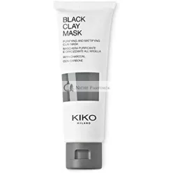   KIKO Milano Black Clay Mask Purifying Matte-Finish Face Mask with Charcoal and Black Clay