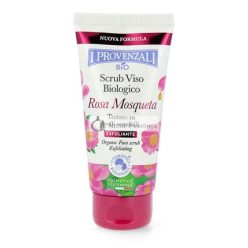   I Provençali Organic Face Scrub with Pink Musk and Wild Rose 75ml