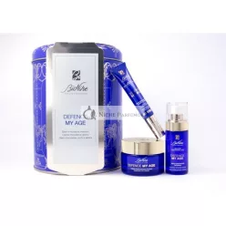   BioNike Gift Set for Women Anti-Age Defence My Age Intensive Face Serum 30ml Day Renewal Cream 50ml Eye and Lip Serum 15ml for Mature Skin