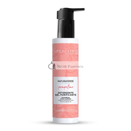 Naturaverde Upcycling Grapefruit Face Cleanser with Grapefruit Extract, Vitamin C, and Hyaluronic Acid 150ml