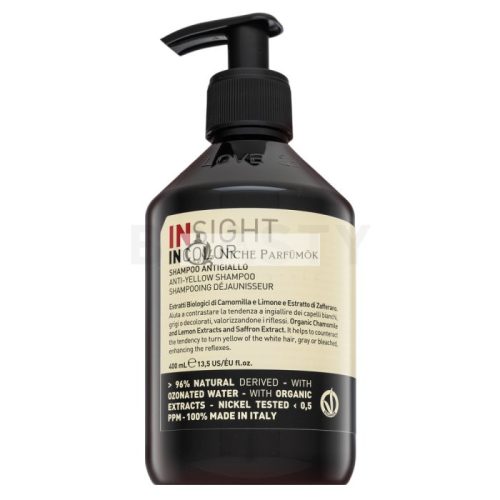 Insight Incolor Anti-Yellow Shampoo - Shampoo against Yellowing Shades 400 ml