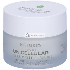   By Nature Natures Unicellular Water Purifying Gel Cream Matte Effect Spf 20 100 Ml