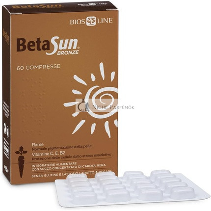BETASUN Bronze Novelty Skin Preparation Supplement for Intense Tanning and Durability 60 Tablets