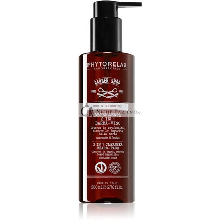 Phytorelax 2 in 1 Beard and Face Cleanser 200 ml